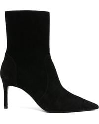 Stuart Weitzman - Pointed-Toe Suede Boots - Lyst