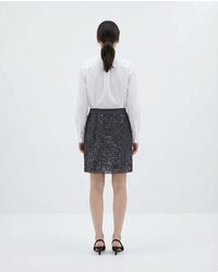 Brunello Cucinelli - Bicolor Acetate Mini Skirt - Lyst