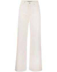 Weekend by Maxmara - Logo Patch Cropped Jeans - Lyst