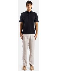 Handvaerk - Pima Cotton Short-Sleeved Polo Shirt T-Shirts And Polos - Lyst