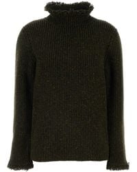 Burberry - Melange Bottle Wool Sweater - Lyst