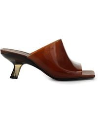 VIC MATIE' SANDALO Donna Polish In Pelle Nera Luxury Woman Sandal 36 EUR  129,00 - PicClick IT