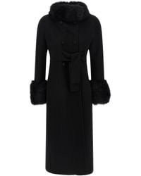 Valentino Garavani - Double Breasted Coat - Lyst