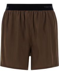 Tom Ford - Silk Shorts - Lyst