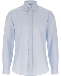 Brunello Cucinelli - Cotton Blouse - Lyst