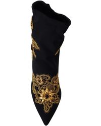 Dolce & Gabbana - Lace Detailed Ankle Boots - Lyst
