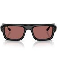 Ray-Ban - Ray-Ban Rb495460169 Rectangular Frame Sunglasses - Lyst