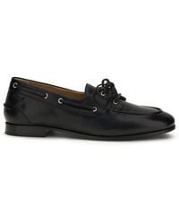 Bally - Plume Leather Loafers Buffalo - Lyst