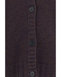 The Attico - Wool Crewneck Cardigan With Cape Virgin Sweater - Lyst