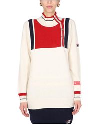 fila white sweater