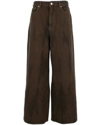 Ganni - High-Rise Wide-Leg Jeans - Lyst