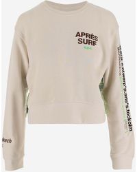 APRÈS SURF - Cotton Sweatshirt With Logo - Lyst