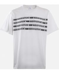Puma Select Puma X Maison Kitsune Cotton T-shirt - White