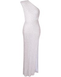 RAISA & VANESSA - One Shoulder Sequin Maxi Dress - Lyst