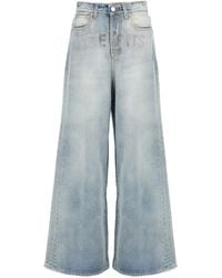 Vetements - 'Crystal Logo Big Shape' Jeans - Lyst