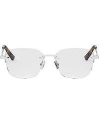 Dior - Eyeglasses Square Rimless, Frame And Clear Demo Lenses Lens Cddiamondos5Uf000 Sunglasses - Lyst