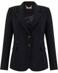 Elisabetta Franchi - Blazer Single-Breasted Polyester Blazers - Lyst