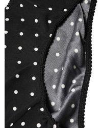 Dolce & Gabbana - Dolce & Gabbana Polka-Dot Silk Brief - Lyst