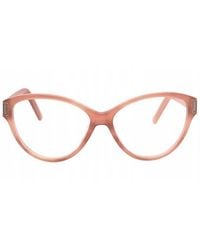 Chloé - Chloe Eyeglasses Cat Eye Full Rim, Striped Frame And Clear Demo Lens Ce2654674 - Lyst