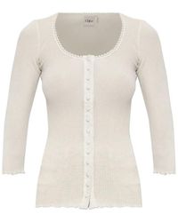 Chloé - Ribbed Fitted Top - Lyst
