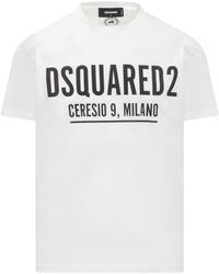 DSquared² - Ceresio9 Cool Logo-print T-shirt White - Lyst