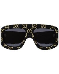Gucci - Sunglasses Square Full Rim, With Gg Pattern Frame And Lens Gg0983S004 - Lyst