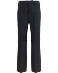 Valentino - Wool Tailored Pants Merino Ovis Aries - Lyst