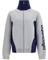 Balenciaga - Bodys Zip Knit Sweater Cotton; Polyamide - Lyst