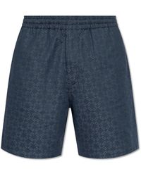 Givenchy - Logo Pattern Shorts - Lyst