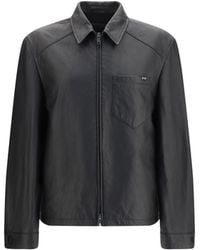 Prada - Jacket Nappa Leather - Lyst
