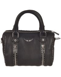 Zadig & Voltaire - Sunny Stud Embellished Small Tote Bag - Lyst
