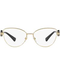 Versace Eyewear - Ve1284 Gold Glasses - Lyst