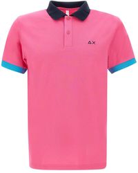 Sun 68 - 3-Colors Cotton Polo Shirt - Lyst