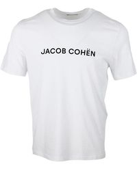 Jacob Cohen - Short-Sleeved Crew-Neck T.Shirt - Lyst