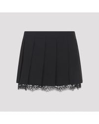 Acne Studios - Wool Mini Skirt - Lyst