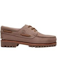 Timberland - Boat Shoe Lake House 3-Eye Lug Leather Loafers - Lyst
