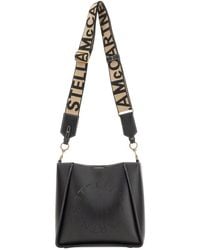Stella McCartney - Shoulder Bag With Logo - Lyst