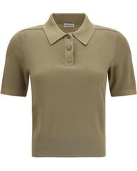 Burberry - Knit Polo With Check Trim Merino Wool Ovis Aries Knitwear - Lyst