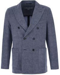 Circolo 1901 - Melangã Stretch Cotton Blazer - Lyst