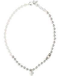McQueen - Brass Necklace - Lyst