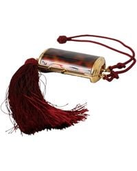 Dolce & Gabbana - Leopard Mini Mirror Tassel Make Up Holder Bag - Lyst