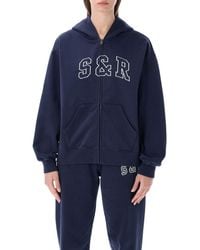 Sporty & Rich - S&R Ivy Zip Hoodie - Lyst
