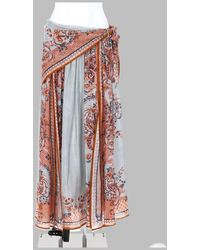 Zimmermann - Skirt Aster With Silk Scarf Detail - Lyst