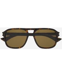 Saint Laurent - Sunglasses Aviator Sl 881 Acetate - Lyst