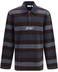 Off-White c/o Virgil Abloh - Stroke Polo Shirt Cotton - Lyst