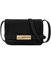 Longchamp - Crossbody Bag Triomphe Leather Calf Shoulder - Lyst