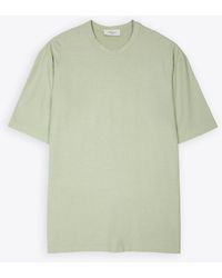Piacenza Cashmere - T-Shirt Sage Lightweight Cotton T-Shirt - Lyst