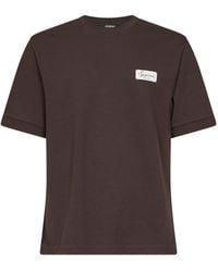 Jacquemus - Dark Cotton Piqué The Montaigne T-Shirt <Br - Lyst