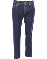 Jacob Cohen - Distressed Five-Pocket Denim Jeans - Lyst