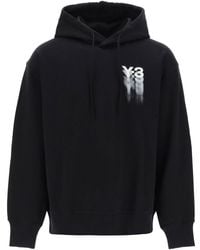 Y-3 - Hoodie With Gradient Logo Print - Lyst